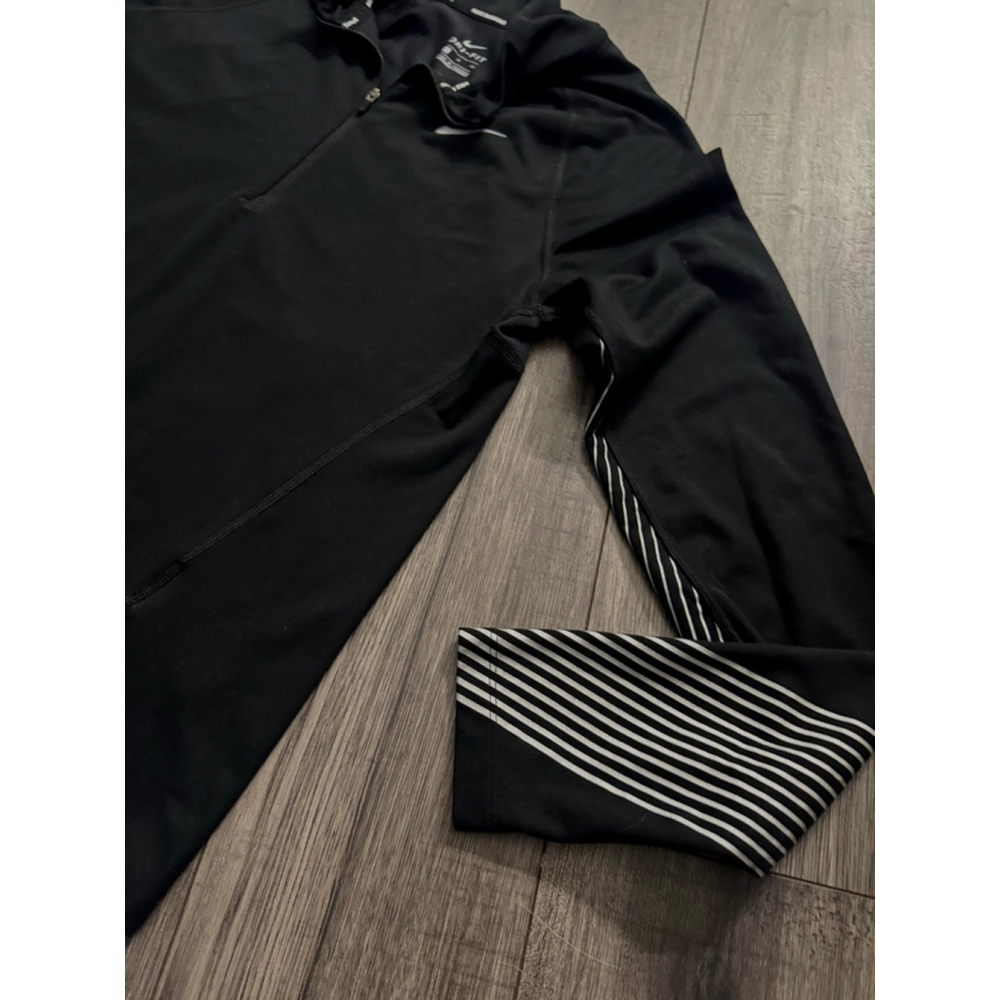 Nike Brand New Flash Element Black and White Dri Fit Size Small QuarterZip $75 - Picture 3 of 13